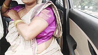 What if saree-clad Indian aunty seduces son-in-law on a dirty talk drive?