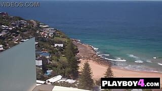 Small Tits Blonde MILF Karina Marie Strips Stockings Exposing Sexy Ass and Poses Naked!