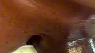 sneak PEEK bbc TOY rams deep in tight white PUSSY walls