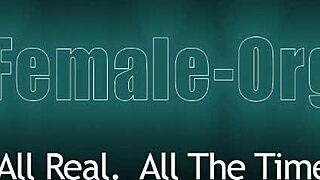 Ever seen a babe's fleshy pussy quiver from her wand vibrator?