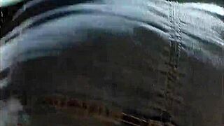 damn i love sucking this thick cock deep in the forest as a sexy bbw mature