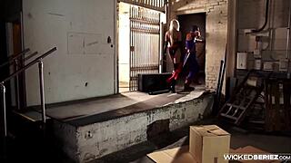 rikki six rides cock deep in avengers xxx 2 parody scene three