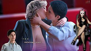 Milf Boobs Burst Out In Cinema Cosplay Game!