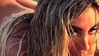 hot blonde nurse cosplay deepthroats huge monster cock in hospital pov blowjob handjob compilation with big fake tits moaning