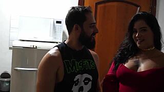 chubby latina picked up at bar for foot lick and rough fuck!