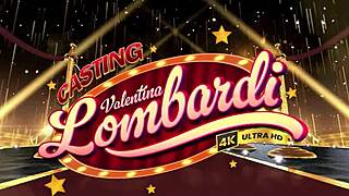 valentina lombardi's huge white latina ass flashes big natural tits in steamy casting interview