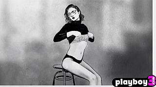 Perfect Tits Secretary Skye Blue Strips Naked After Office Tease?