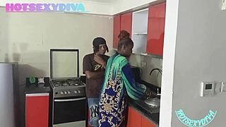 Honey too early but your sweet dick makes me squirt in kitchen doggystyle!