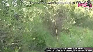 hey check this skinny german slut taking anal pov outdoors in forest