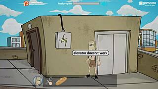 fuckerman campus parody with bbw milf tits and futanari action