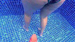 surprised big ass nalgona masturbatin pussy in pool i fuck her rough doggystyle