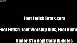 SUCK OUR TOES Right or Else in BDSM POV!