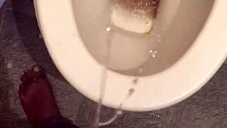 Watch Her Pee Gush Over Monster Cock Before Cum Explosion