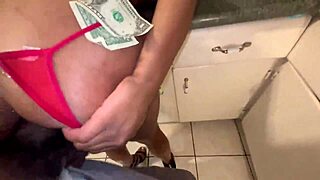 Atlanta stripper rips clothes takes BBC anal doggystyle in kitchen post-club for $1000 cash