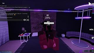 succubus roughly anal fucked doggystyle bent over by roblox demon creampie