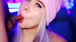 Naughty Blonde Valentina Begs for Daily Mouthfuls of Multiple Cocks Sucking Her Bubble Butt Latina Lust