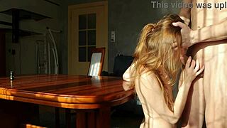 Stepsis striptease leads to greedy pussy fuck 😈