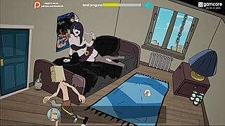 fuckerman campus parody with bbw milf tits and futanari action