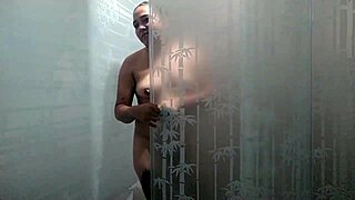 Shower Turns to Horny Lesbian Pussy Lick and Ass Eating with Roommate