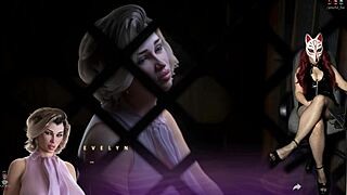 Milf Boobs Burst Out In Cinema Cosplay Game!