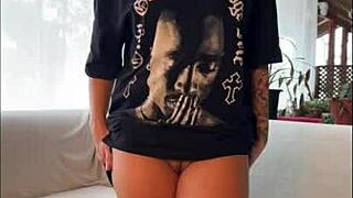 whoa hotwife ana rothbard's blue eyed brunette body shakes wild in solo masturbation frenzy