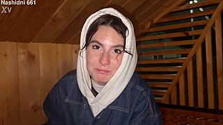 my juicy tight pussy throbs so hard during this crazy hardcore sauna ride and deepthroat