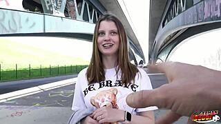 german skylar sweet, ready for your first anal at berlin pickup casting?