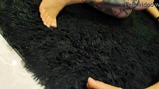 sis doing yoga, think she's teasing her fat ass for you?