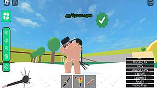 What happens when horror girl enters roblox condo for intense fucking?