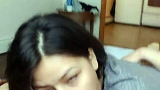 omg my huge cock throbs as this cute native american with big tits and ass deepthroats and swallows every drop