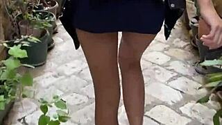 in a bustling tourist spot, this young pov teen flashes her big tits and ass before bending over for deepthroat and doggystyle pounding