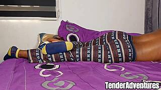 Fat-ass stepmom wakes stepson for slow cock ride to screaming orgasm