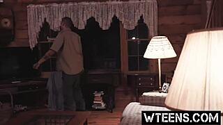 oh man that petite blonde in shower got snatched by my freaky dick deepthroat style