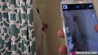 that huge cock stretches my tiny body so good