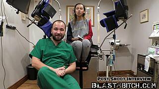 kalani luana's latex gloves suck and fuck doctor's cock in hospital roleplay