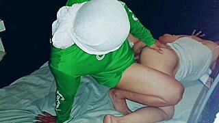 Chubby asian pregnant mom