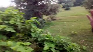 First time virgin indian girlfriend outdoor doggystyle fucking with boyfriend on ranch reality video.