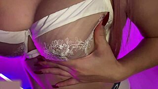 Stepson's Deepthroat Worship Leaves Stepmom's Big Natural Tits Heaving Emotionally