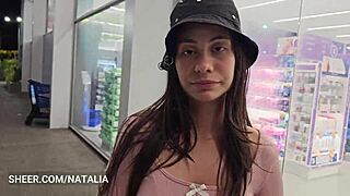 i ran into my ex at market, paid her bill then fucked her tight pussy hard... whoops!