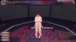 kinky fighter loses to kat in nightclub, gets ridden cowgirl style after wild dancing battle