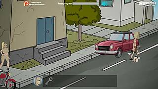 fuckerman campus parody with bbw milf tits and futanari action