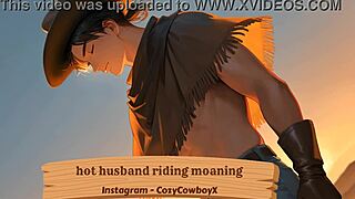 hot husband rides her hard making her moan loudly