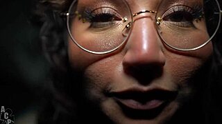 peachie garcia plays slutty librarian riding gibby the clown's cock