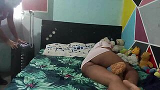 lover surprises me for wild lesbian sex marathon