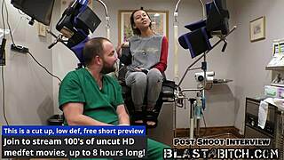 kalani luana's latex gloves suck and fuck doctor's cock in hospital roleplay