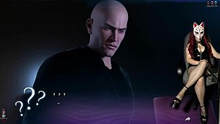 Milf Boobs Burst Out In Cinema Cosplay Game!