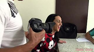 Shemale Melyna Merli Takes Hard Bareback Anal! Latina Tgirl Crossdresses for Deep Cock Pounding 😏