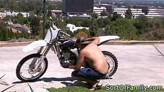 bigtit stepmom sneaks in for sneaky dicksuck and cowgirl ride