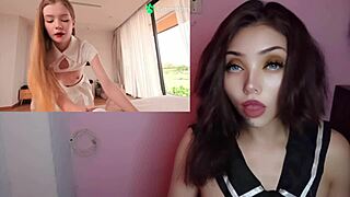 little latina stepsis tries first anal creampie pov horny masturbation
