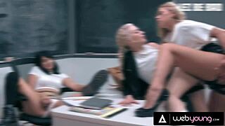 aften opal and scarlit scandal tag team alexis tae in wet threesome??